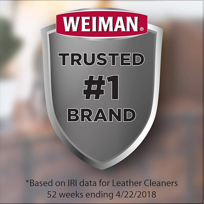 Weiman Leather Cleaner and Conditioner, 12 Fluid Ounce
