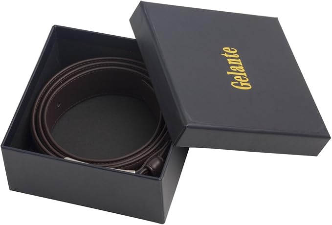 Gelante Men's Classic Dress Leather Belt