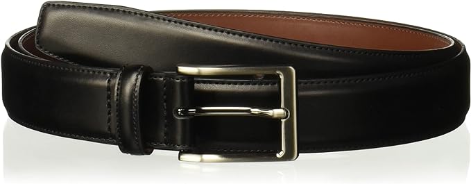 Perry Ellis Men's Portfolio Amigo Leather 1.25" Width Dress Belt (Available in Big & Tall)