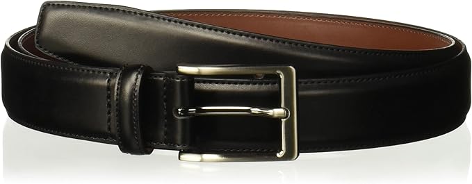 Perry Ellis Men's Portfolio Amigo Leather 1.25" Width Dress Belt (Available in Big & Tall)