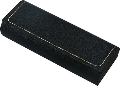 LifeArt Eyeglass Case Hard Shell, Portable Sunglass Case for Women and Men, fashionable PU Leather Eyeglass Case, Lightweight