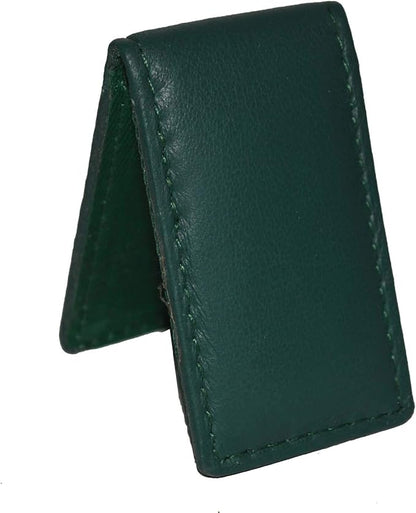 LB LEATHERBOSS Men's New Leather Strong Magnetic Money Clip