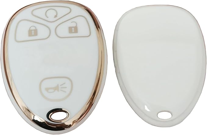 for Chevrolet Key Fob Cover Fit for Chevy Suburban Tahoe Traverse Buick Enclave Cadillac Escalade GMC Yukon