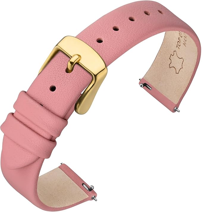 ANNEFIT Watch Bands for Men Women, Top Grain Leather Watch Strap with Quick Release, Band Width 12mm 13mm 14mm 16mm 18mm 20mm 22mm