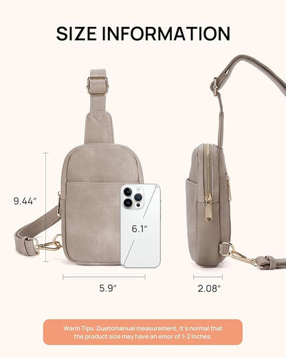 Telena Crossbody Bags for Women Leather Cross Body Sling Bag for Woman Travel
