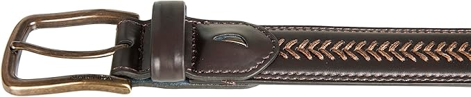 Nautica Men's Dress Leather Belt for Suits and Pants | Classic | Business | Fashion | Adjustable | Metal Buckle