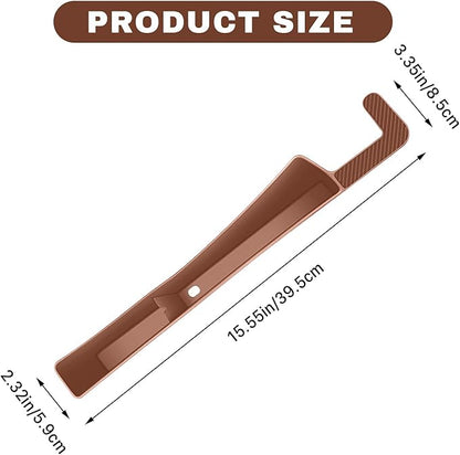 2PCS Car Seat Gap Filler, Vehicle Seat Organizer for Avoiding Dropped Items, Fill The Gap Between Seat and Console, No Drop Seats Guard for Coins Wallets Keys, Universal Car Accessories (Brown)