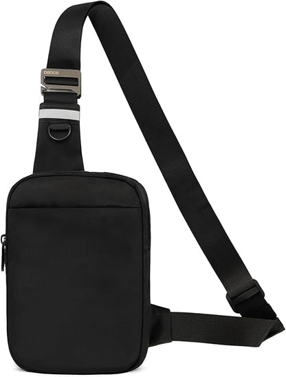 OSOCE Small Sling Bag for Men and Women with RFID Pocket, Anti Theft Crossbody Chest Bag Casual Travel Bag for Hiking