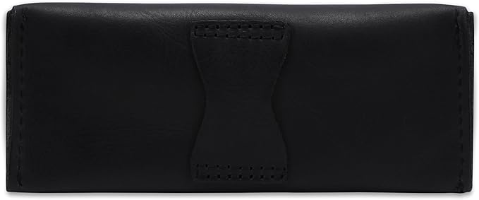 Leather Sunglasses Case Genuine Eyeglass Holder Reading Glasses Protector Vintage Eyewear Storage for Men and Women
