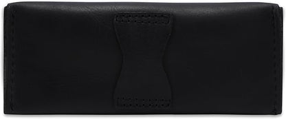 Leather Sunglasses Case Genuine Eyeglass Holder Reading Glasses Protector Vintage Eyewear Storage for Men and Women
