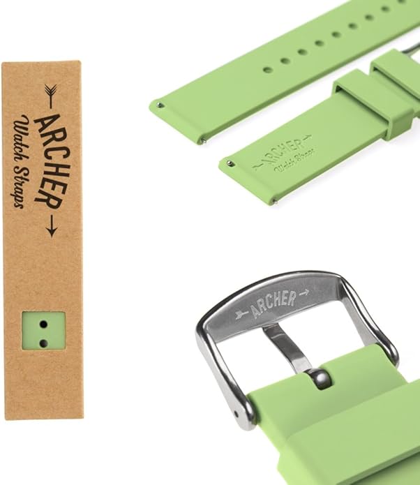 Archer Watch Straps - Soft Silicone Quick Release Watch Bands