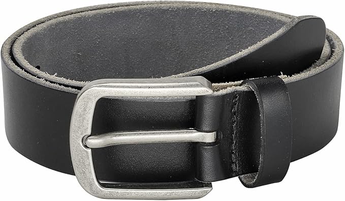 XOUXOU Men's Casual Leather Jeans Belts Classic Work Business Dress Belt with Prong Buckle for Men