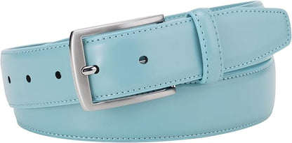 KM Legend Mens Leather Dress Belt for Work Business and Casual