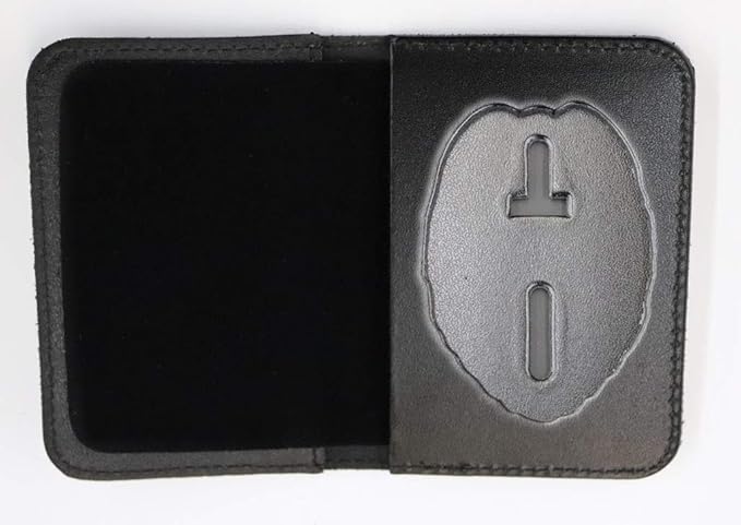 Perfect Fit Duty Leather Badge and ID Case for Police Shield/Security(Cutout PF209)