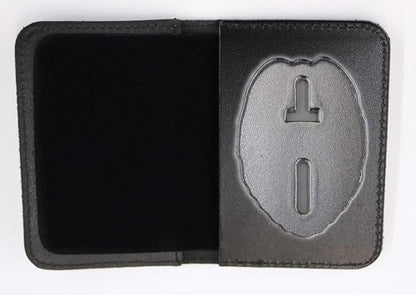 Perfect Fit Duty Leather Badge and ID Case for Police Shield/Security(Cutout PF209)