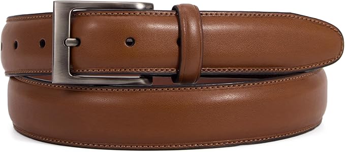 VATAN Men's Genuine Leather Dress Belts, Handmade Classic Every Day Leather Jeans Belt for Men Work Business Casual