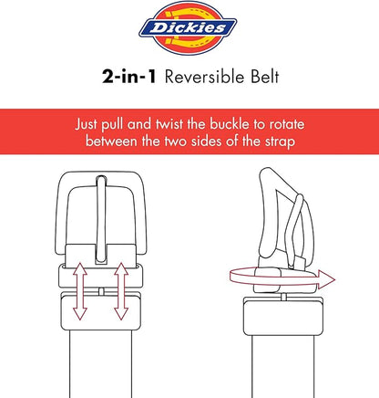 Dickies Men's Reversible Belt