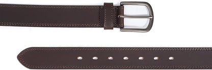 Men's Full Grain Leather Belt for Everyday Casual Jeans, 1.5" Handmade Men Leather Belts with Gift Box