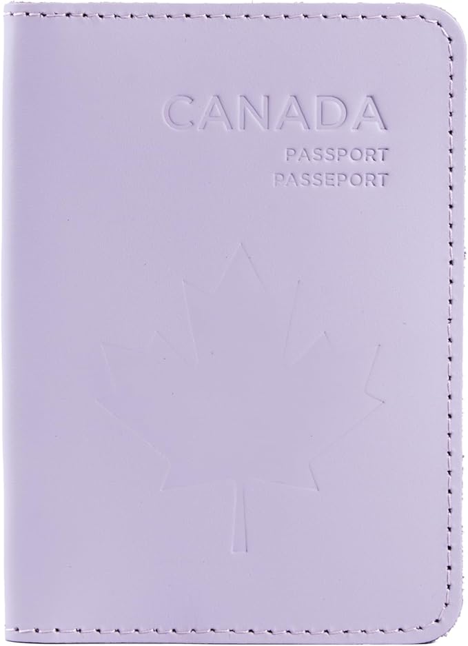 INCARNE Leather Passport Holder for Travel - Passport Case - Passport Wallet for Men - Passport Cover for Women Sleeve Protector - Travel Essentials Vacation Luggage Travel Gifts - Classic Fuchsia