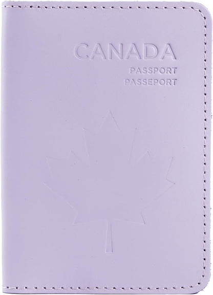 INCARNE Leather Passport Holder for Travel - Passport Case - Passport Wallet for Men - Passport Cover for Women Sleeve Protector - Travel Essentials Vacation Luggage Travel Gifts - Classic Fuchsia
