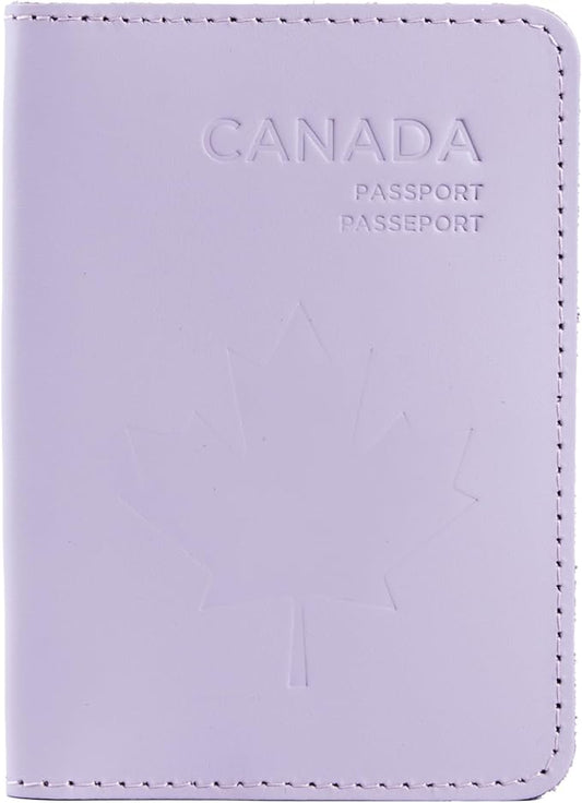 INCARNE Leather Passport Holder for Travel - Passport Case - Passport Wallet for Men - Passport Cover for Women Sleeve Protector - Travel Essentials Vacation Luggage Travel Gifts - Classic Fuchsia