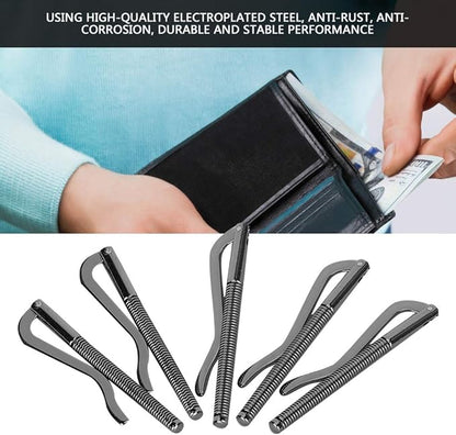 75mm Money Clip, 10PCS Spring Money Clip Wallet Spring Clip Wallet Money Clip Metal Cash Clip