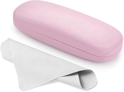 Marvolia Glasses Case Hard Shell - PU Leather Eyeglass Cases Eyeglasses Case for Sunglasses Eye Glasses Cases