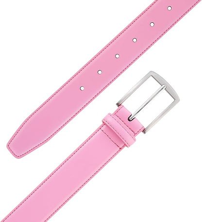KM Legend Mens Leather Dress Belt for Work Business and Casual