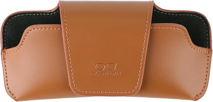 Sunglass Holder for Car Visor, Car Sunglasses Holder Leather, Eyeglasses Holder Glasses Storage Case Visor Accessories