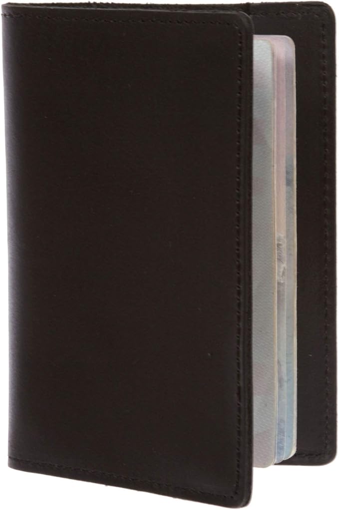 100% Soft Leather Passport Cover - Plain Leather Holder Slim Sleeve Case