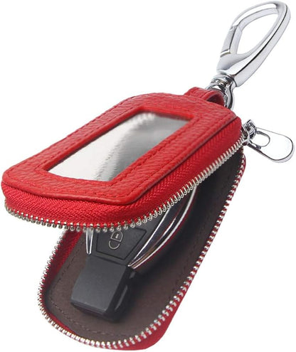 Universal Premium Car Key Fob Case Genuine Leather Car Smart Key fob Holder for Remote Key Fob