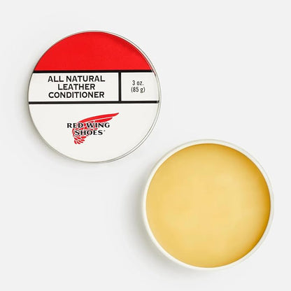 Red Wing Shoes All Natural Leather Conditioner, Pine Pitch, Mink Oil, Beeswax Blend, 3 oz