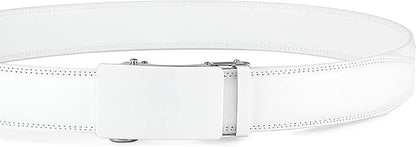 Lingli Men's Belt,Ratchet Dress Belt with Automatic Buckle Brown/Black-Trim to Fit-35mm wide