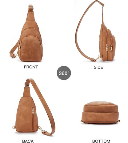 Telena Crossbody Bags for Women Leather Cross Body Sling Bag for Woman Travel