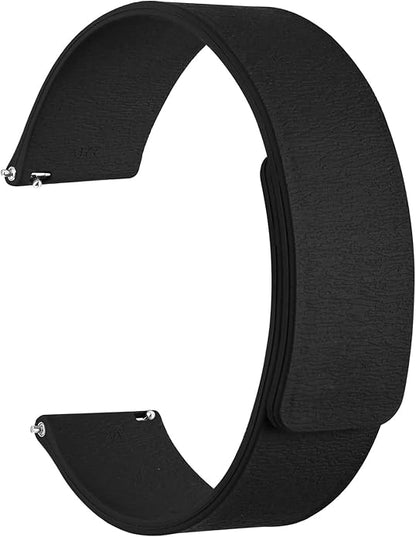 WOCCI Magnetic Watch Bands, Wood Grain Silicone, Quick Release, Compatible Watch Lug 20mm 22mm