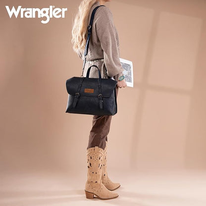 Wrangler Laptop Bag for Women Messenger Bag Briefcase Computer Backpack Convertible Satchel Bag