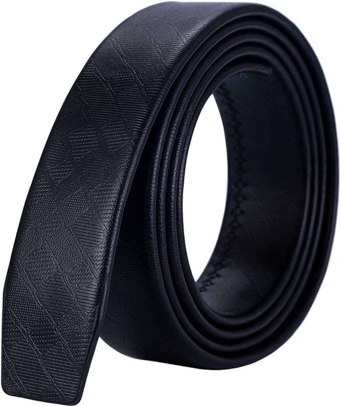 Barry.Wang Mens Belts Leather Ratchet Automatic Buckle Slide Click 1 3/8" Designer Dress Fashion Classic Casual Work Business