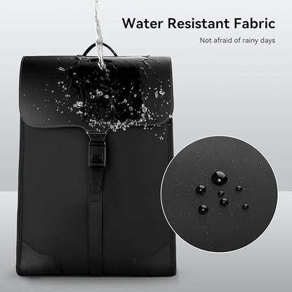 Muzee MARK RYDEN Slim Laptop Backpack for Men,15.6 Inch Business Backpack with Magnetic Snap,Water-Resistant Travel Work Commuter Backpack