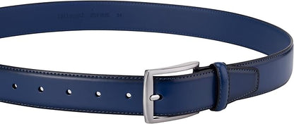 KM Legend Mens Leather Dress Belt for Work Business and Casual