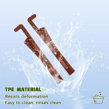2PCS Car Seat Gap Filler Organizer, Seat Side Gap Organizer for Phone Keys Cards, Multifunctional Automotive Interior Storage Accessories, Universal for SUV Truck Sedan (Dark Brown)