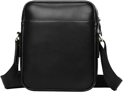 Leathario Crossbody Bag For Men Vegan Leather Shoulder Messenger Purse Sling Satchel Bag For Work Business Travel | Vegan Leather, Purse, For Work, Business, Travel