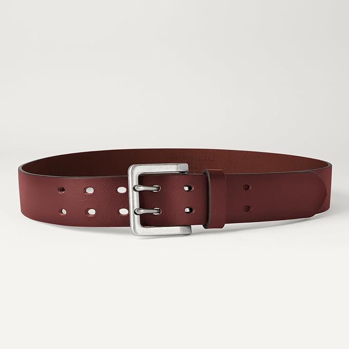 Amazon Essentials AE - Accessories Men's Double Prong Leather Belt
