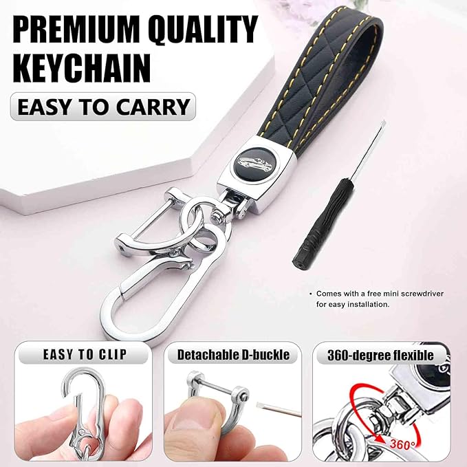 Key Fob Cover for Honda - Premium Soft TPU Shell Full Protection Case with Keychain, Fits Accord Civic HR-V CR-V Pilot Passport, Black 4-Button