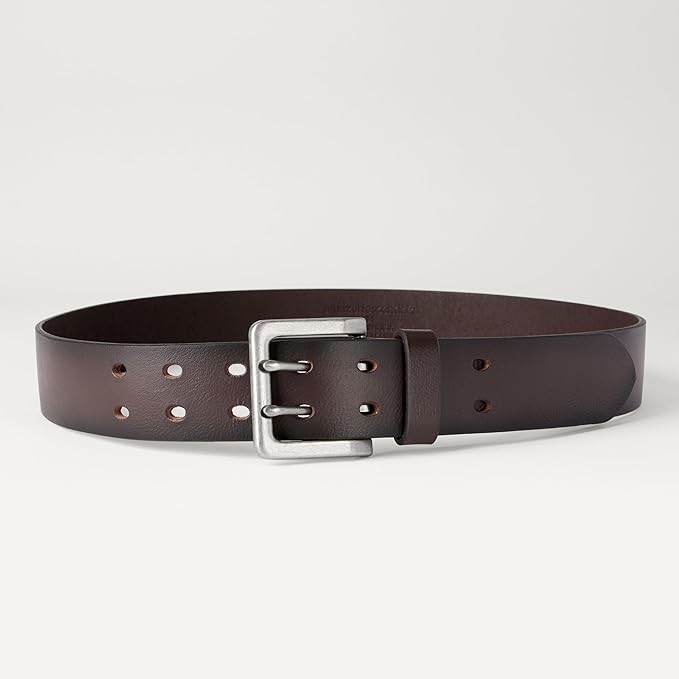 Amazon Essentials AE - Accessories Men's Double Prong Leather Belt