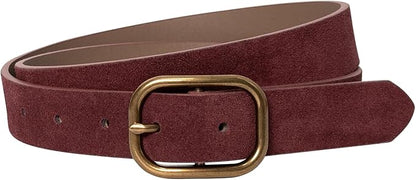 MJNUONE Leopard Print Belt for Women Leather Waist Belts Classic Needle Buckle Animal Printed forJeans dress Party Outfits