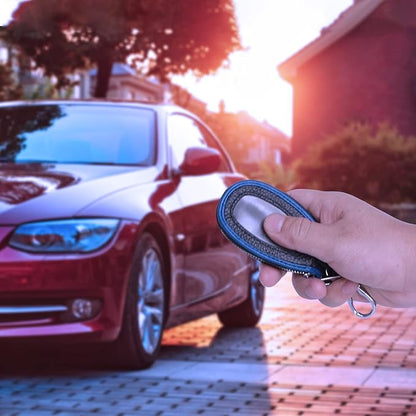 Universal Premium Car Key Fob Case Genuine Leather Car Smart Key fob Holder for Remote Key Fob