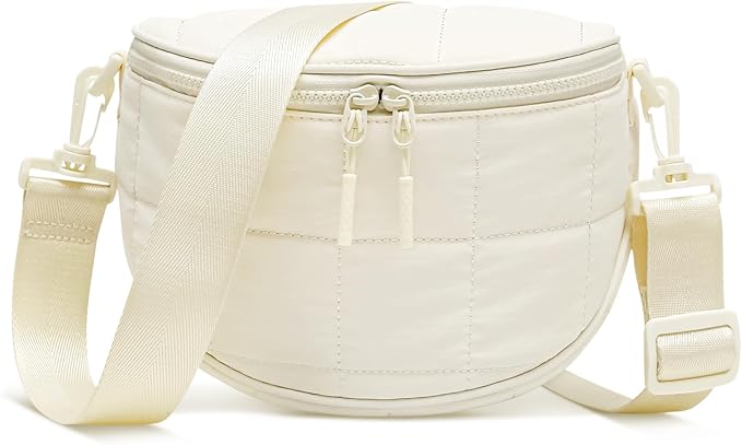 KKXIU Crossbody Sling Bag for Women Trendy Fanny Pack Vegan Leather Chest Bag | Trendy
