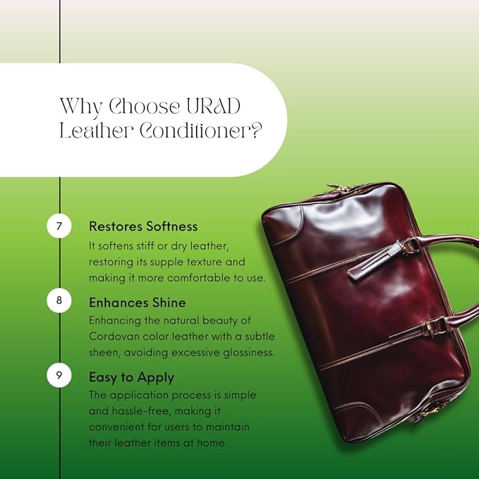 Leather Conditioner 50ml Cordovan – Compact, Color-Revitalizing Leather Care for Cordovan Shoes, Bags, and Accessories
