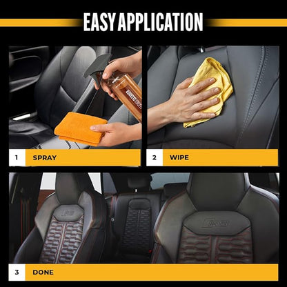 Legendary Leather Cleaner - Colorless Interior Car Cleaner & Interior Detailer - Lifts Dirt, Grime & Spots with a Natural Finish - Car Cleaning Supplies for Your Truck, SUV & Van