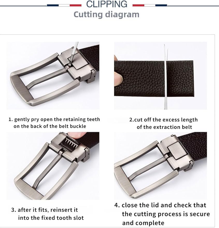 Men's Genuine Leather Dress Belt, 1.38" Wide, Premium Cowhide Business Casual Belt, Classic Design for Work and Formal Wear